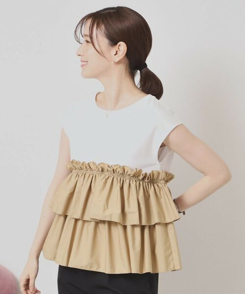 ITS'DEMO / イッツデモ カットソー | 【手洗い可】ビスチェ風プルオーバー | 詳細6