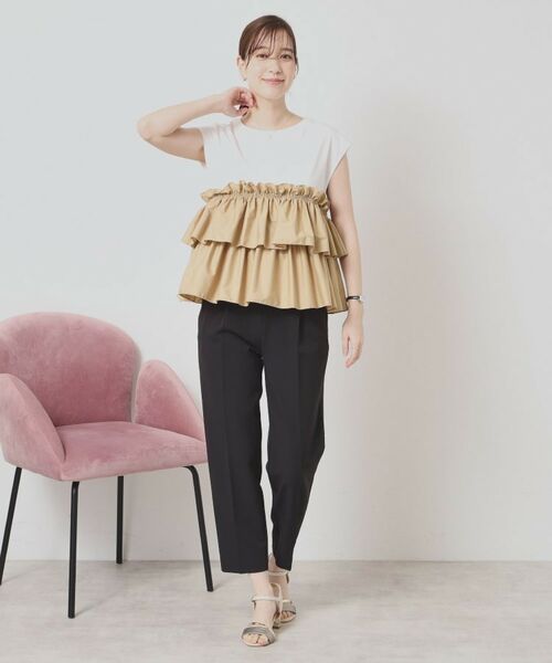 ITS'DEMO / イッツデモ カットソー | 【手洗い可】ビスチェ風プルオーバー | 詳細7