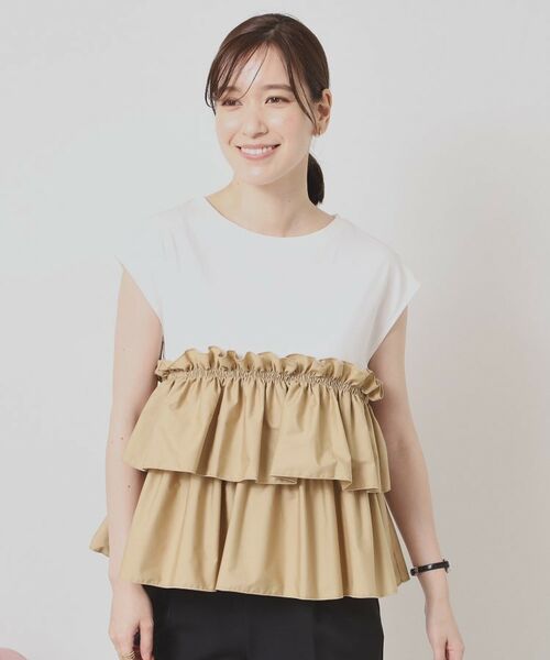 ITS'DEMO / イッツデモ カットソー | 【手洗い可】ビスチェ風プルオーバー | 詳細9