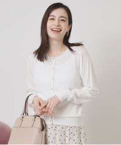 ITS'DEMO / イッツデモ カーディガン・ボレロ | 【UV／冷感／毛玉防止／手洗い可／M・L展開】クルーニットカーディガン