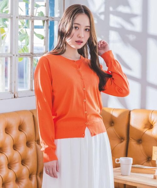 ITS'DEMO / イッツデモ カーディガン・ボレロ | 【UV／冷感／毛玉防止／手洗い可／M・L展開】クルーニットカーディガン | 詳細1