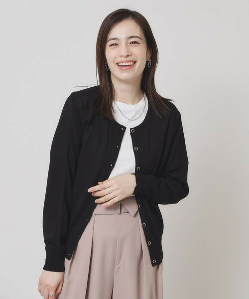 ITS'DEMO / イッツデモ カーディガン・ボレロ | 【UV／冷感／毛玉防止／手洗い可／M・L展開】クルーニットカーディガン | 詳細15