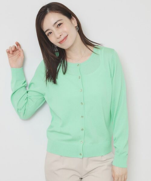 ITS'DEMO / イッツデモ カーディガン・ボレロ | 【UV／冷感／毛玉防止／手洗い可／M・L展開】クルーニットカーディガン | 詳細19