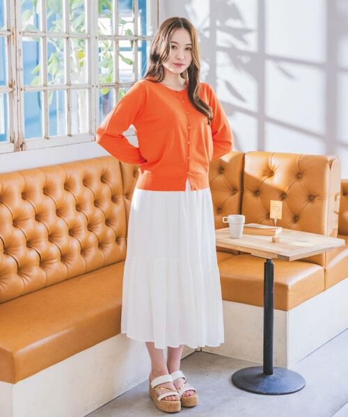 ITS'DEMO / イッツデモ カーディガン・ボレロ | 【UV／冷感／毛玉防止／手洗い可／M・L展開】クルーニットカーディガン | 詳細2