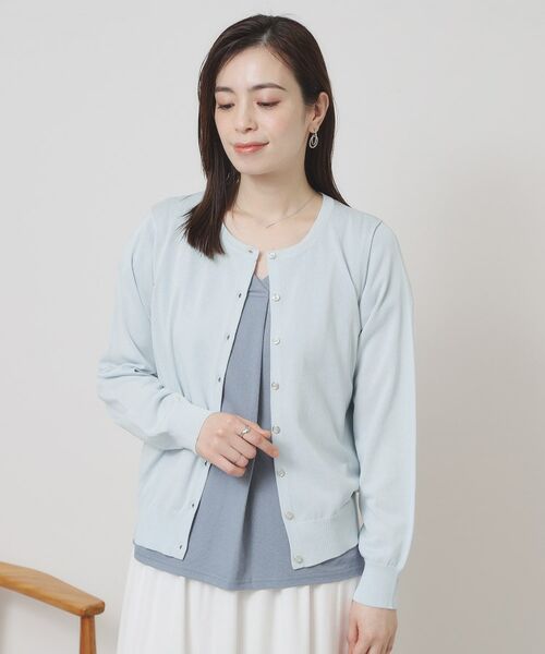 ITS'DEMO / イッツデモ カーディガン・ボレロ | 【UV／冷感／毛玉防止／手洗い可／M・L展開】クルーニットカーディガン | 詳細22