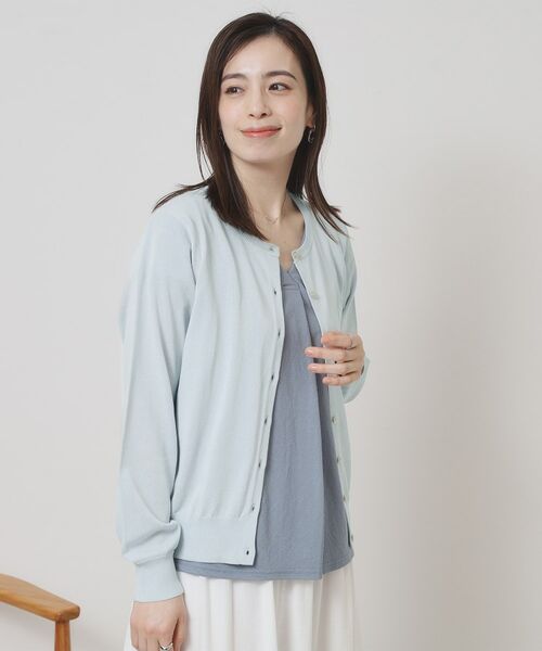 ITS'DEMO / イッツデモ カーディガン・ボレロ | 【UV／冷感／毛玉防止／手洗い可／M・L展開】クルーニットカーディガン | 詳細23