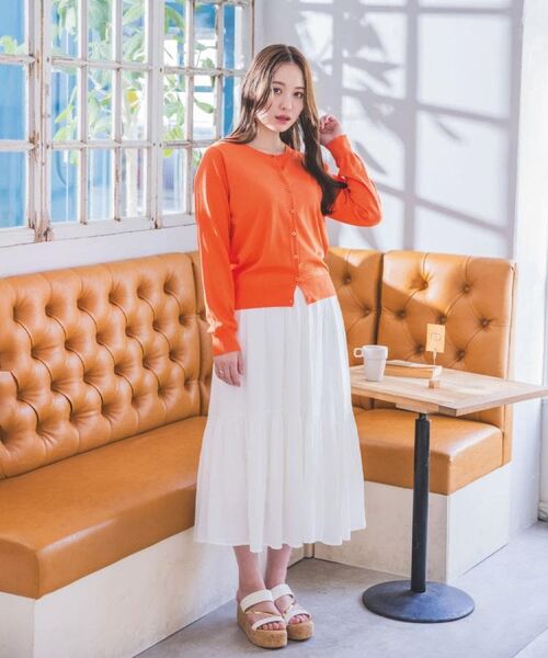 ITS'DEMO / イッツデモ カーディガン・ボレロ | 【UV／冷感／毛玉防止／手洗い可／M・L展開】クルーニットカーディガン | 詳細3