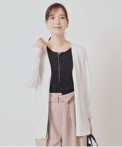 ITS'DEMO / イッツデモ カーディガン・ボレロ | 【UVケア／接触冷感／毛玉防止／手洗い可】着流しニットカーディガン