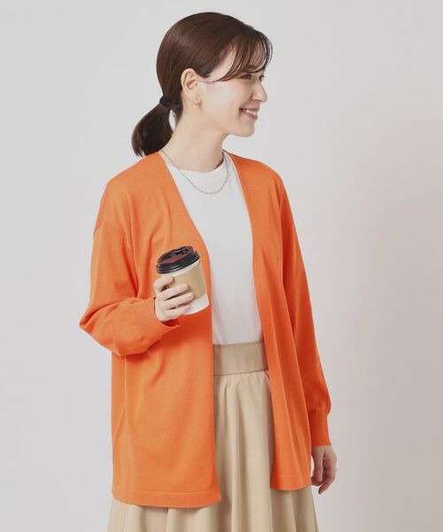 ITS'DEMO / イッツデモ カーディガン・ボレロ | 【UVケア／接触冷感／毛玉防止／手洗い可】着流しニットカーディガン | 詳細10