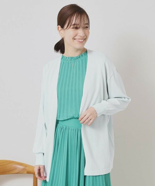 ITS'DEMO / イッツデモ カーディガン・ボレロ | 【UVケア／接触冷感／毛玉防止／手洗い可】着流しニットカーディガン | 詳細13