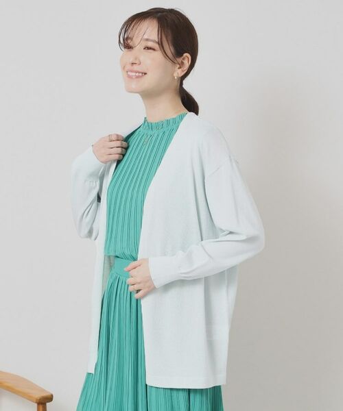 ITS'DEMO / イッツデモ カーディガン・ボレロ | 【UVケア／接触冷感／毛玉防止／手洗い可】着流しニットカーディガン | 詳細14