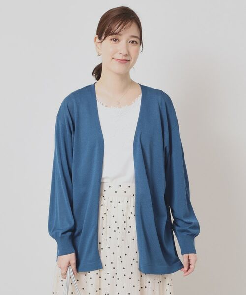 ITS'DEMO / イッツデモ カーディガン・ボレロ | 【UVケア／接触冷感／毛玉防止／手洗い可】着流しニットカーディガン | 詳細17