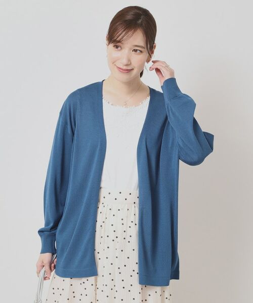 ITS'DEMO / イッツデモ カーディガン・ボレロ | 【UVケア／接触冷感／毛玉防止／手洗い可】着流しニットカーディガン | 詳細18