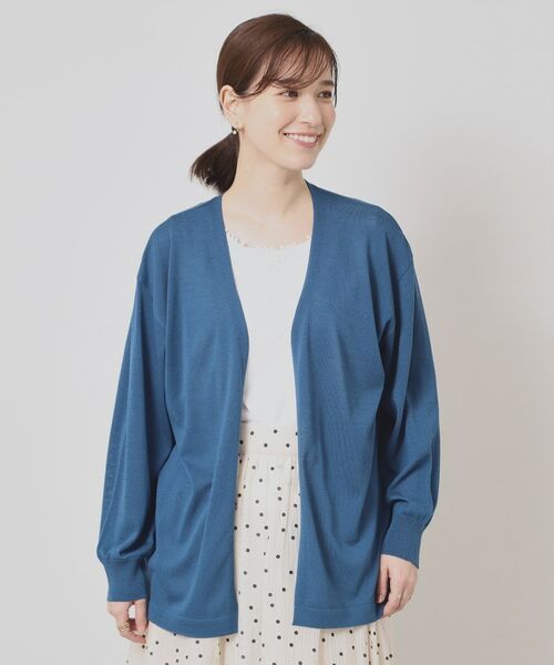 ITS'DEMO / イッツデモ カーディガン・ボレロ | 【UVケア／接触冷感／毛玉防止／手洗い可】着流しニットカーディガン | 詳細21