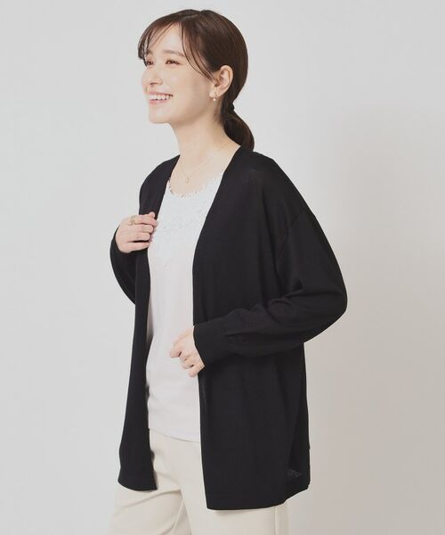 ITS'DEMO / イッツデモ カーディガン・ボレロ | 【UVケア／接触冷感／毛玉防止／手洗い可】着流しニットカーディガン | 詳細5