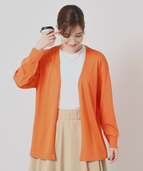 ITS'DEMO / イッツデモ カーディガン・ボレロ | 【UVケア／接触冷感／毛玉防止／手洗い可】着流しニットカーディガン | 詳細9