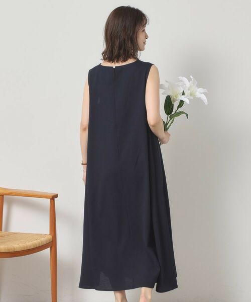 ITS'DEMO / イッツデモ ロング・マキシ丈ワンピース | 【清涼感／手洗い可】麻調メッシュワンピース | 詳細13