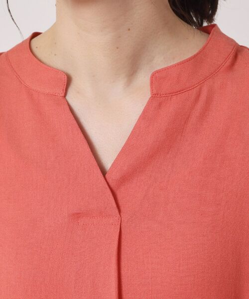 ITS'DEMO / イッツデモ ミニ丈・ひざ丈ワンピース | 【接触冷感／手洗い可】強撚スラブスキッパーワンピース | 詳細20