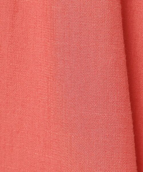 ITS'DEMO / イッツデモ ミニ丈・ひざ丈ワンピース | 【さらりタッチ／手洗い可】強撚スラブブラウジングワンピース | 詳細10