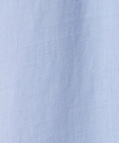 ITS'DEMO / イッツデモ ミニ丈・ひざ丈ワンピース | 【さらりタッチ／手洗い可】強撚スラブブラウジングワンピース | 詳細14