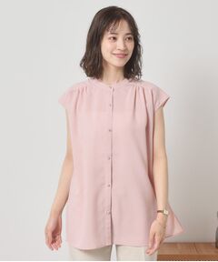 ITS'DEMO / イッツデモ シャツ・ブラウス | 【清涼感／手洗い可】麻調前開きブラウス