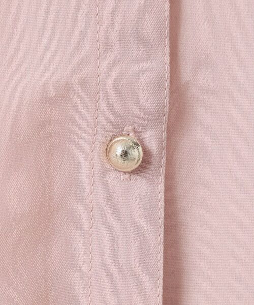 ITS'DEMO / イッツデモ シャツ・ブラウス | 【清涼感／手洗い可】麻調前開きブラウス | 詳細18