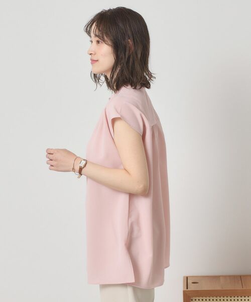 ITS'DEMO / イッツデモ シャツ・ブラウス | 【清涼感／手洗い可】麻調前開きブラウス | 詳細20