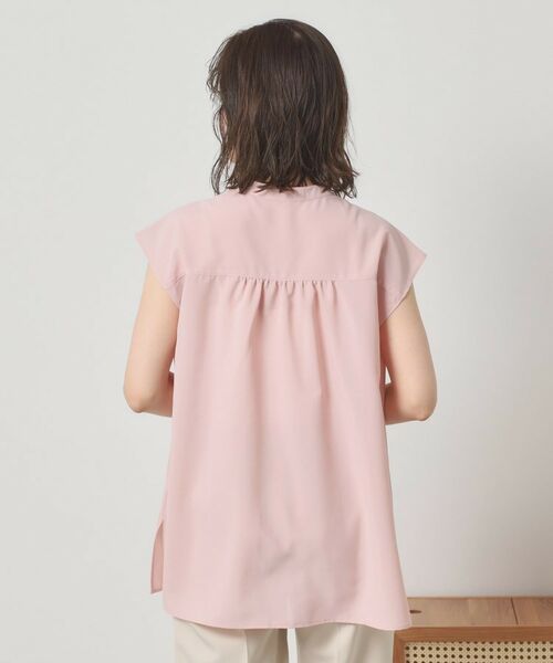 ITS'DEMO / イッツデモ シャツ・ブラウス | 【清涼感／手洗い可】麻調前開きブラウス | 詳細21