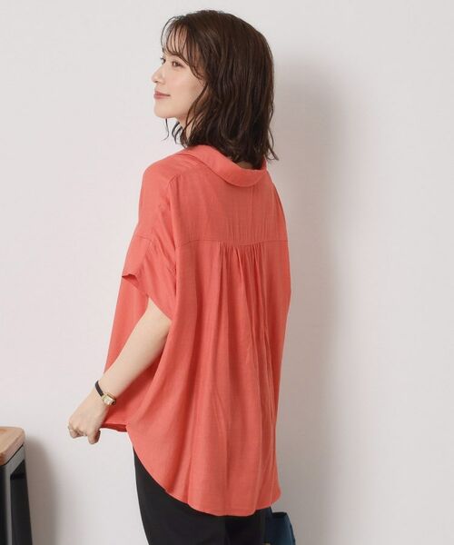 ITS'DEMO / イッツデモ シャツ・ブラウス | 【接触冷感／手洗い可】強撚スラブスキッパーブラウス | 詳細12