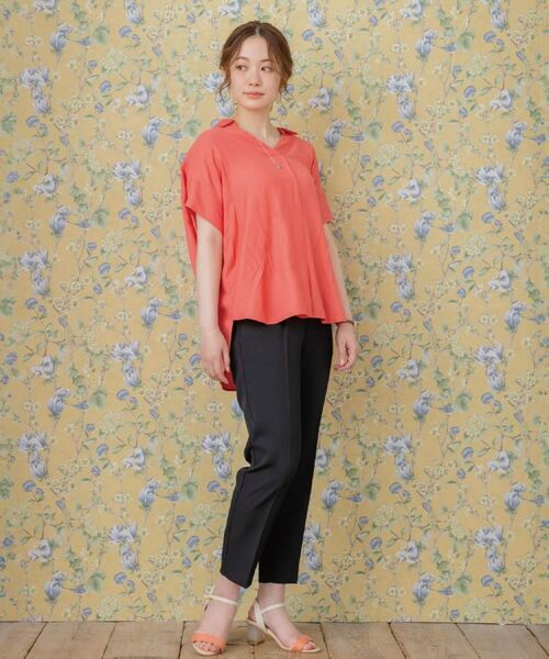 ITS'DEMO / イッツデモ シャツ・ブラウス | 【接触冷感／手洗い可】強撚スラブスキッパーブラウス | 詳細2