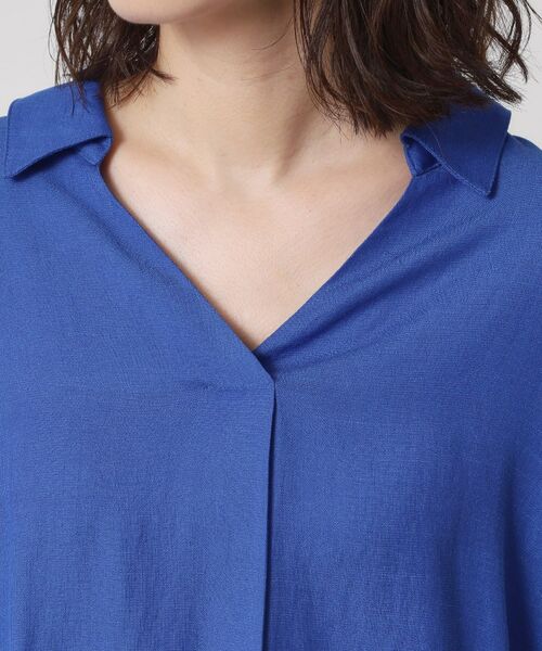 ITS'DEMO / イッツデモ シャツ・ブラウス | 【接触冷感／手洗い可】強撚スラブスキッパーブラウス | 詳細26