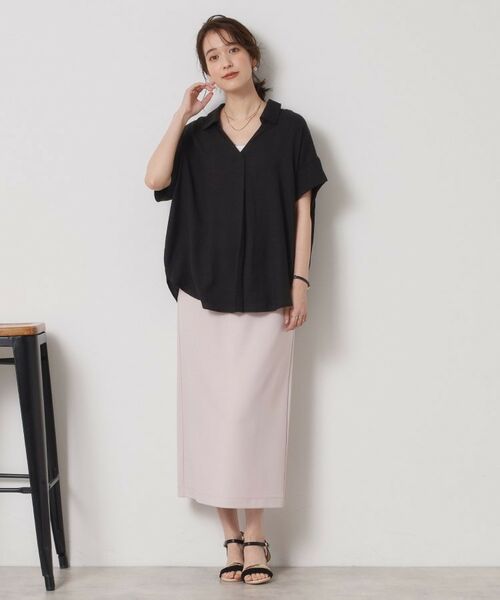 ITS'DEMO / イッツデモ シャツ・ブラウス | 【接触冷感／手洗い可】強撚スラブスキッパーブラウス | 詳細9