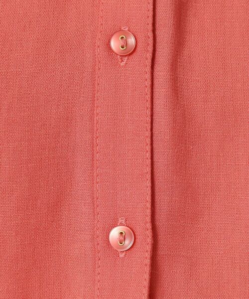 ITS'DEMO / イッツデモ シャツ・ブラウス | 【接触冷感／羽織にも／手洗い可】強撚スラブフリル袖ブラウス | 詳細15