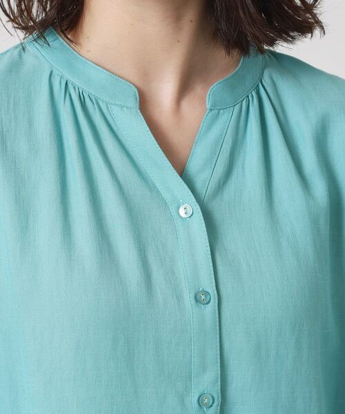 ITS'DEMO / イッツデモ シャツ・ブラウス | 【接触冷感／羽織にも／手洗い可】強撚スラブフリル袖ブラウス | 詳細23