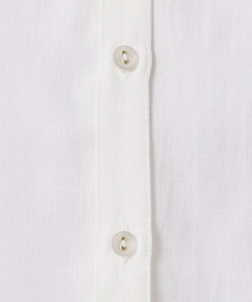 ITS'DEMO / イッツデモ シャツ・ブラウス | 【接触冷感／羽織にも／手洗い可】強撚スラブフリル袖ブラウス | 詳細7