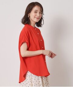 ITS'DEMO / イッツデモ シャツ・ブラウス | 【接触冷感／手洗い可】ショルダータックブラウス