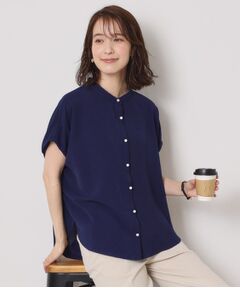 ITS'DEMO / イッツデモ シャツ・ブラウス | 【接触冷感／手洗い可】ショルダータックブラウス