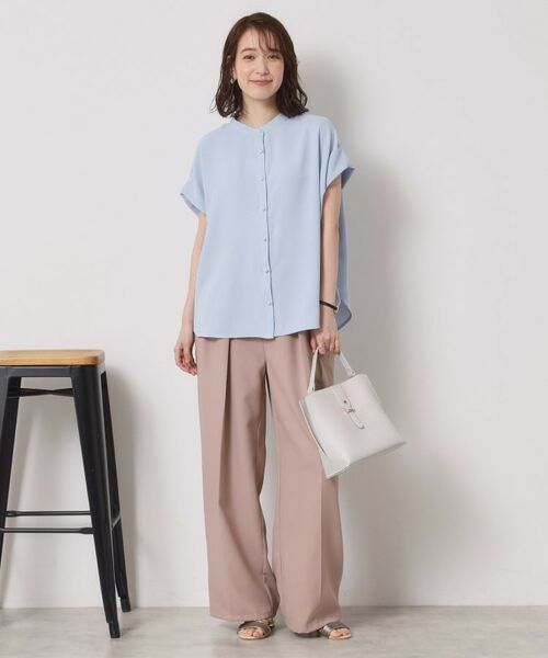 ITS'DEMO / イッツデモ シャツ・ブラウス | 【接触冷感／手洗い可】ショルダータックブラウス | 詳細10