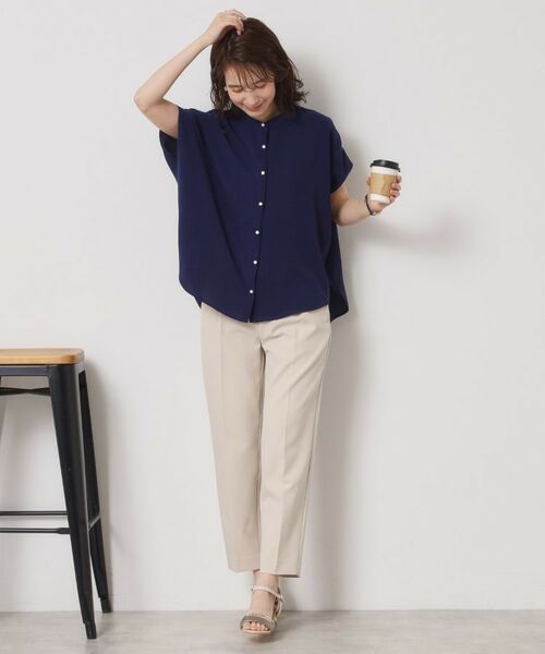 ITS'DEMO / イッツデモ シャツ・ブラウス | 【接触冷感／手洗い可】ショルダータックブラウス | 詳細14