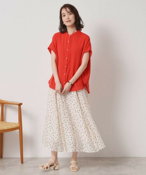 ITS'DEMO / イッツデモ シャツ・ブラウス | 【接触冷感／手洗い可】ショルダータックブラウス | 詳細3