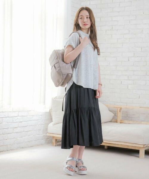 ITS'DEMO / イッツデモ シャツ・ブラウス | 【接触冷感／手洗い可】ショルダータックブラウス | 詳細6