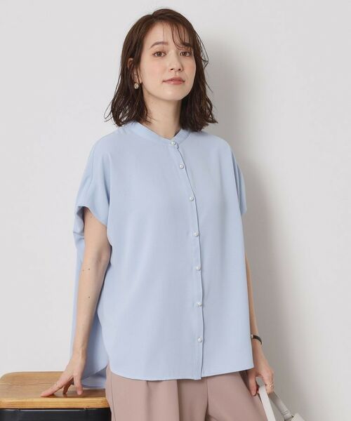 ITS'DEMO / イッツデモ シャツ・ブラウス | 【接触冷感／手洗い可】ショルダータックブラウス | 詳細8