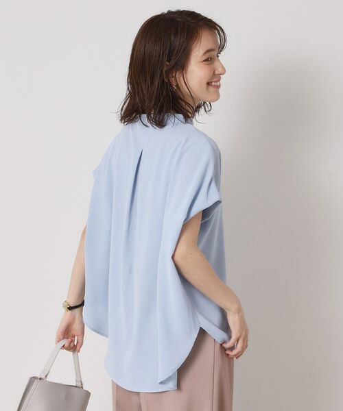 ITS'DEMO / イッツデモ シャツ・ブラウス | 【接触冷感／手洗い可】ショルダータックブラウス | 詳細9