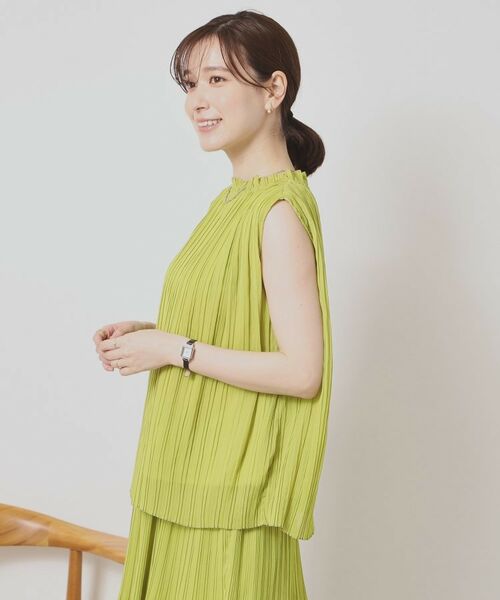 ITS'DEMO / イッツデモ シャツ・ブラウス | 【手洗い可】楊柳プリーツブラウス | 詳細2