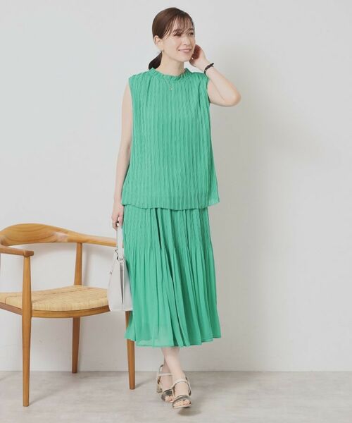 ITS'DEMO / イッツデモ シャツ・ブラウス | 【手洗い可】楊柳プリーツブラウス | 詳細5