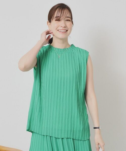 ITS'DEMO / イッツデモ シャツ・ブラウス | 【手洗い可】楊柳プリーツブラウス | 詳細6