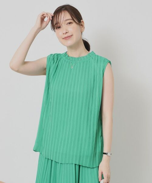 ITS'DEMO / イッツデモ シャツ・ブラウス | 【手洗い可】楊柳プリーツブラウス | 詳細7