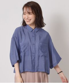 ITS'DEMO / イッツデモ シャツ・ブラウス | 【手洗い可】シアーショート丈シャツ