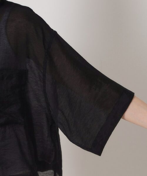 ITS'DEMO / イッツデモ シャツ・ブラウス | 【手洗い可】シアーショート丈シャツ | 詳細21