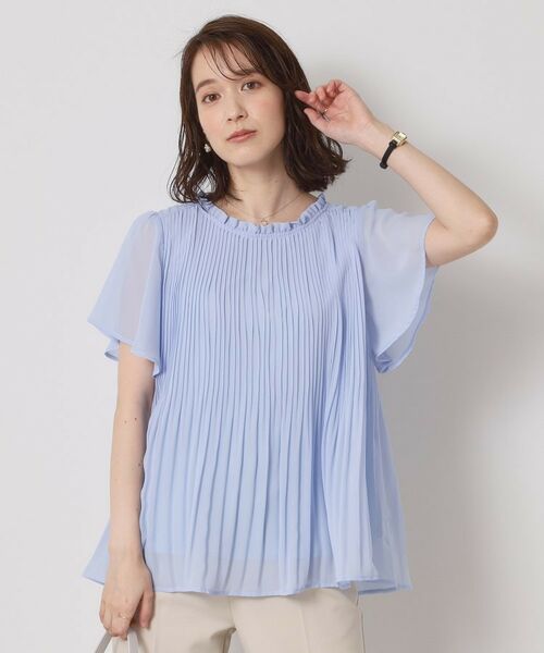 ITS'DEMO / イッツデモ シャツ・ブラウス | 【手洗い可】プリーツブラウス | 詳細13